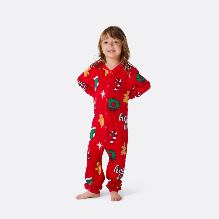 Pyjama de Noël matchy-matchy Hohoho - rouge