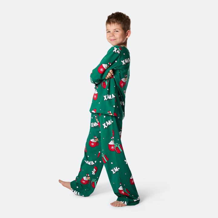 Pyjama de Noël matchy-matchy - vert