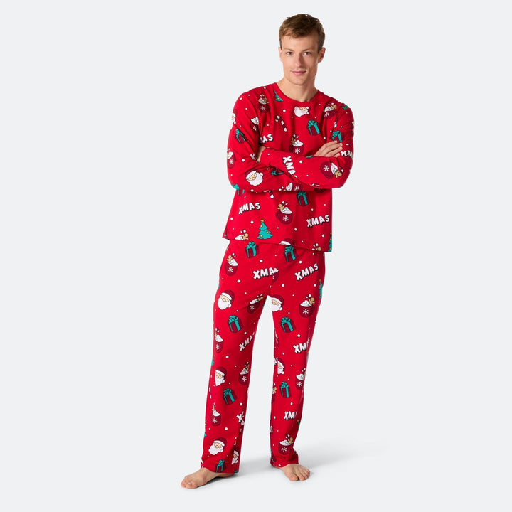 Pyjama de Noël matchy-matchy - rouge
