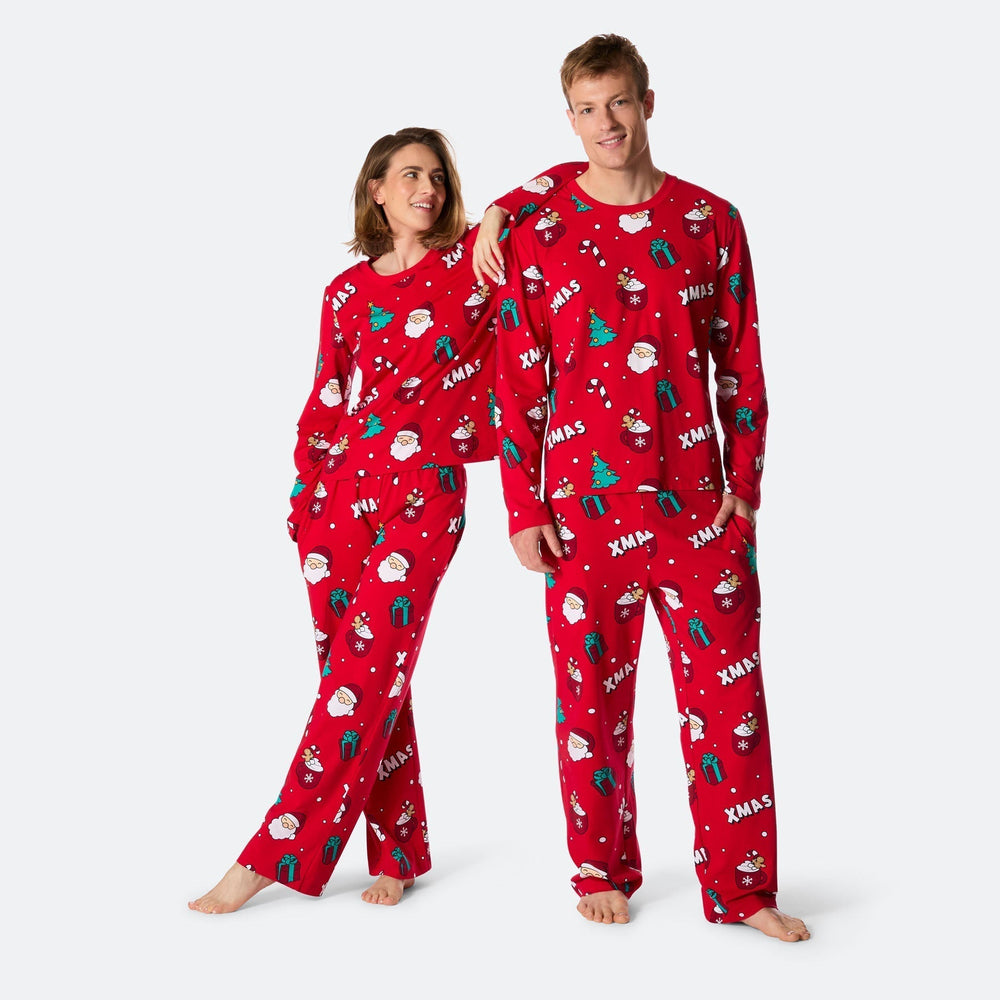 Pyjama de Noël matchy-matchy - rouge