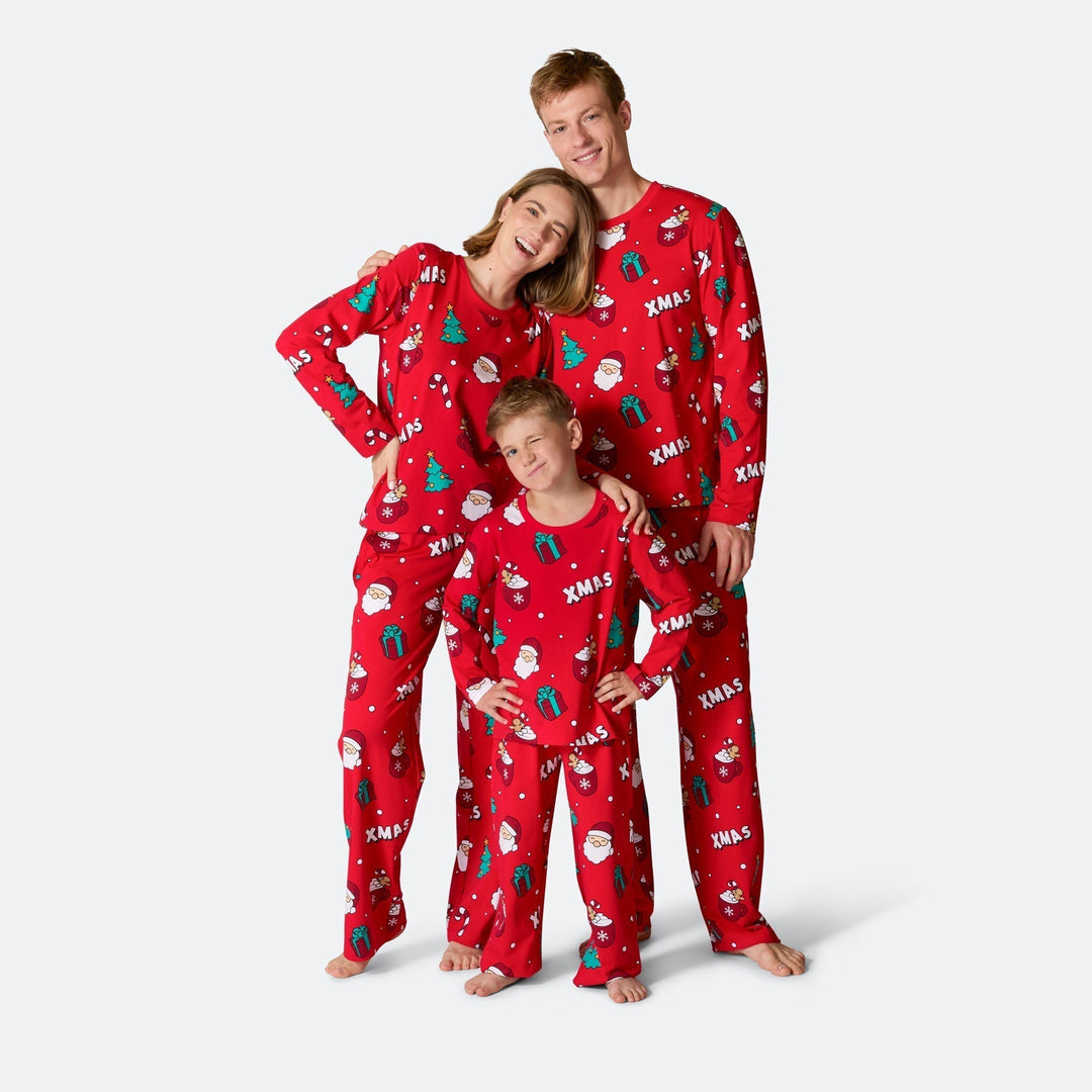 Pyjama de Noël matchy-matchy - rouge