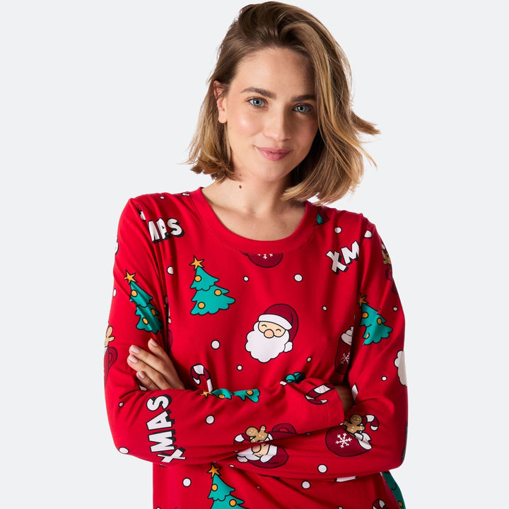 Pyjama de Noël matchy-matchy - rouge