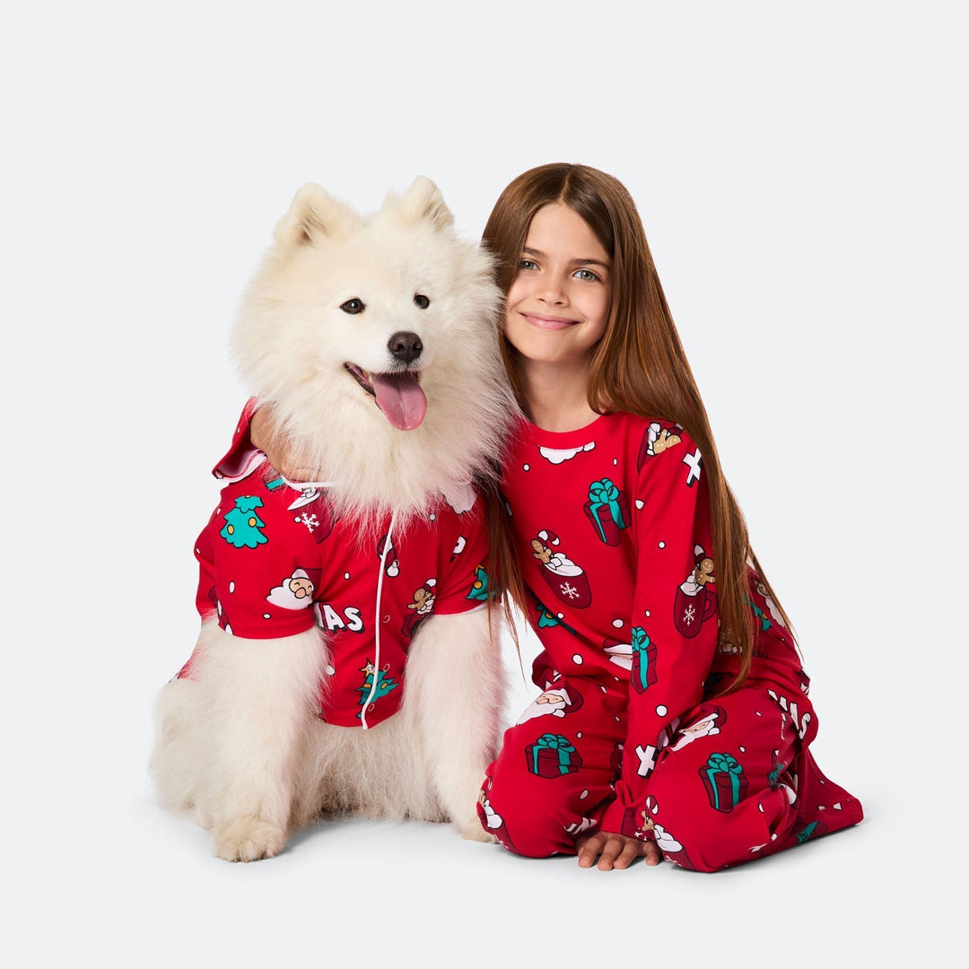 Pyjama de Noël matchy-matchy - rouge