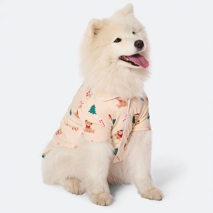 Pyjama de Noël matchy-matchy Teddy Bear - beige