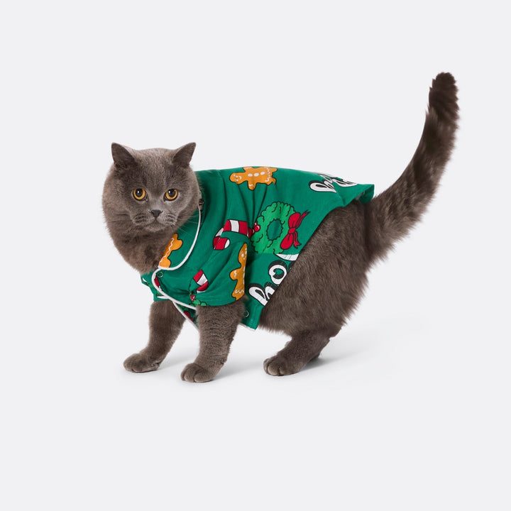 Pyjama de Noël matchy-matchy Hohoho - vert