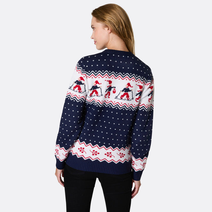 Pull de Noël matchy-matchy à motifs