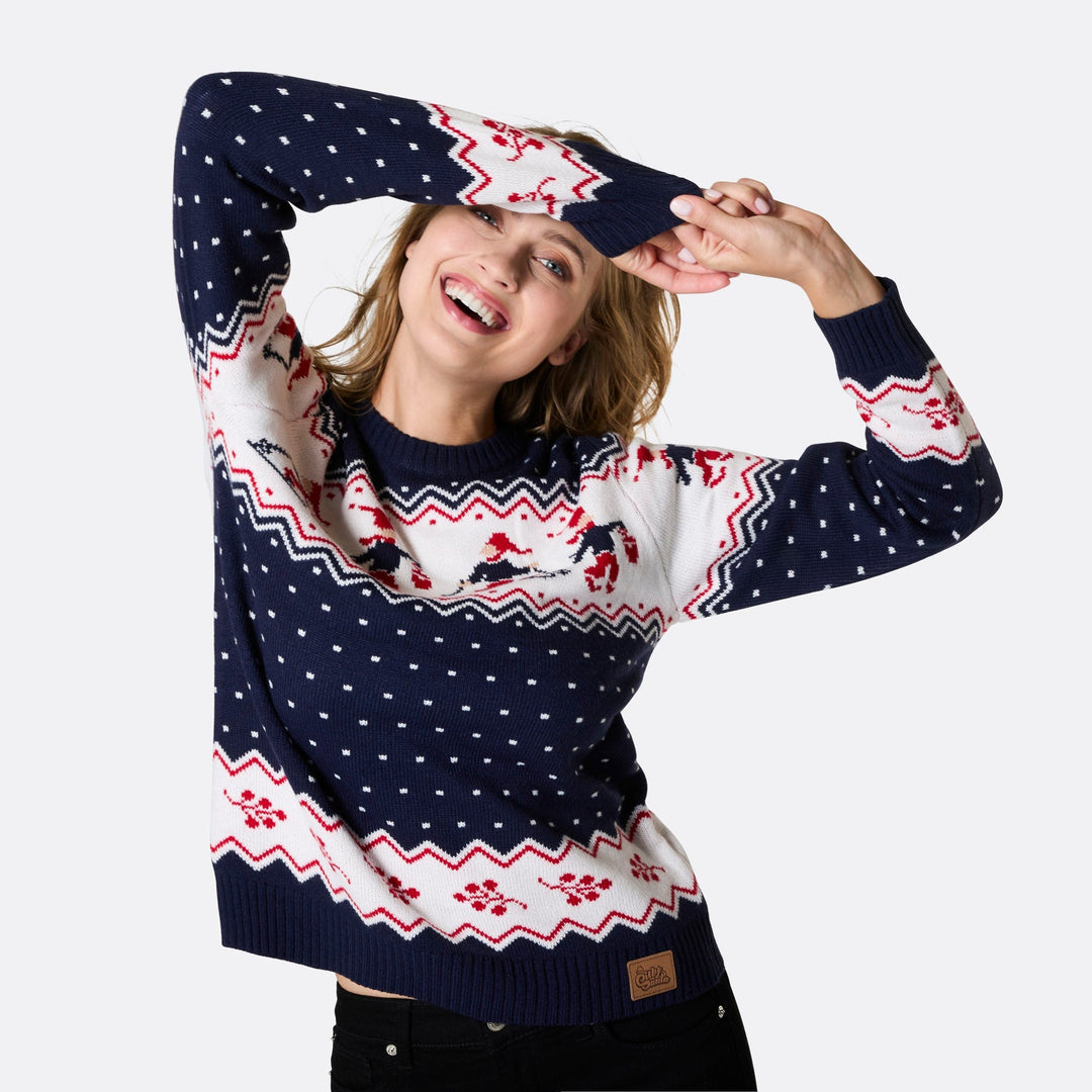 Pull de Noël matchy-matchy à motifs