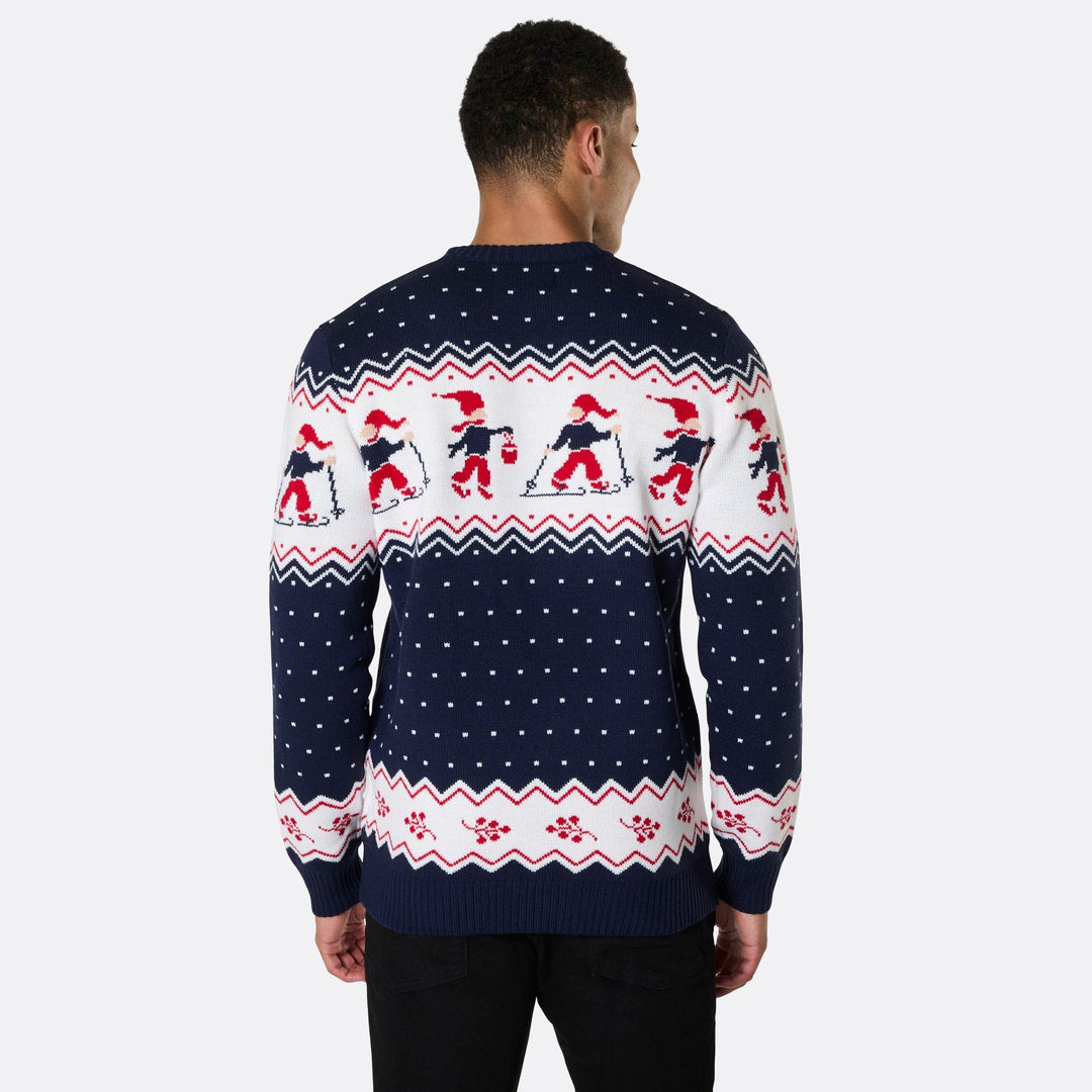 Pull de Noël matchy-matchy à motifs