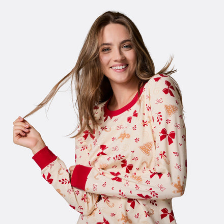 Pyjama de Noël femme pain d'épices