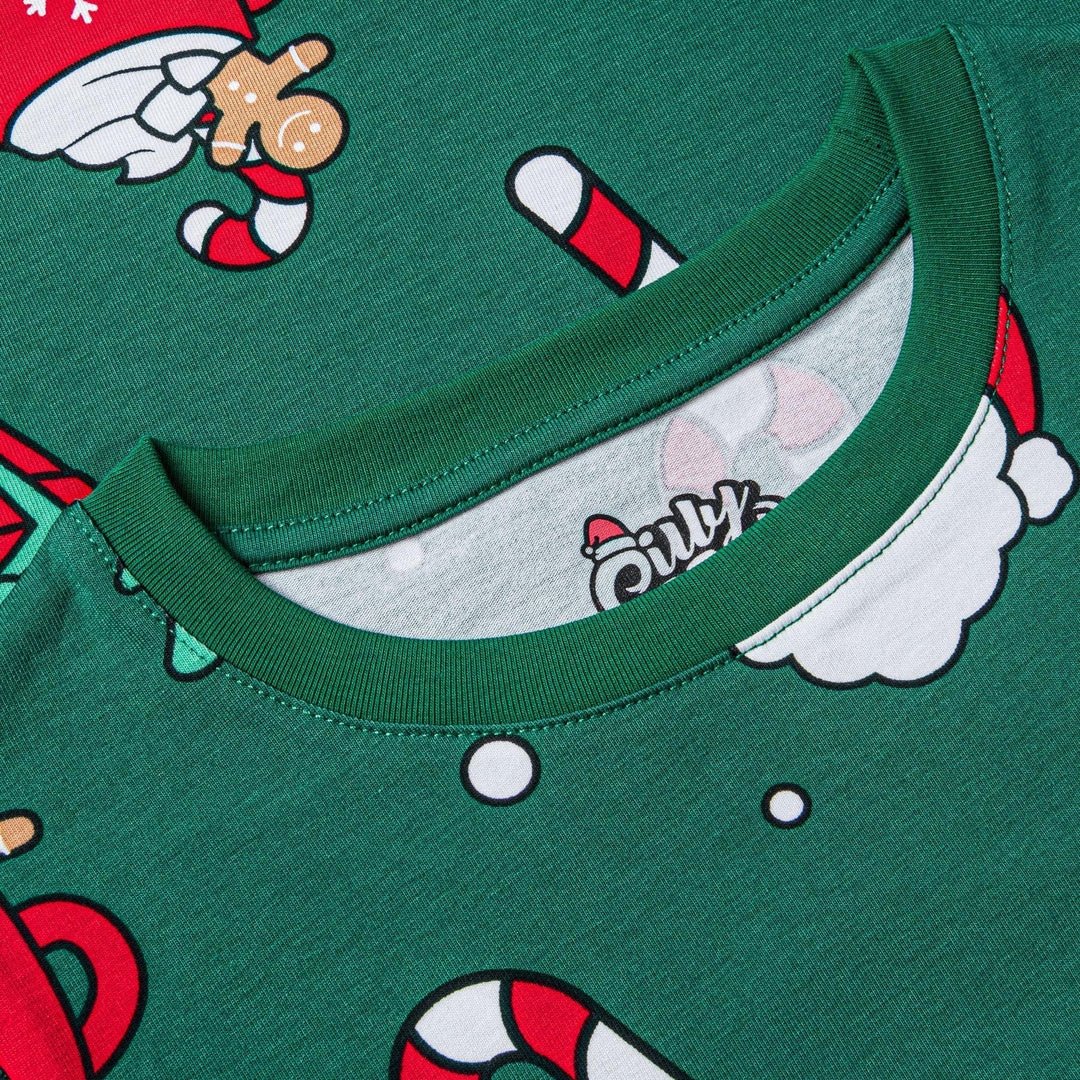 Pyjama de Noël matchy-matchy - vert