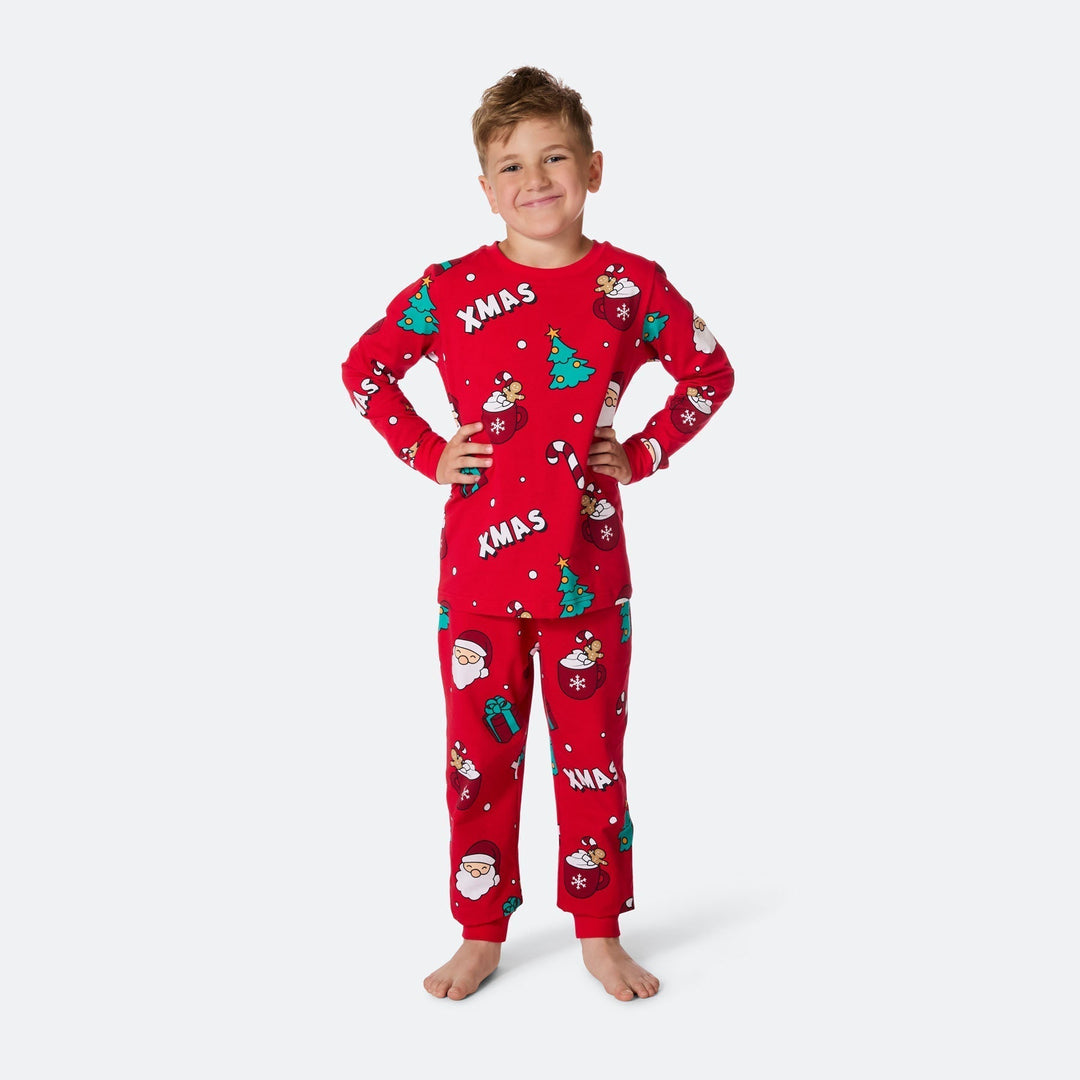 Pyjama de Noël matchy-matchy - rouge