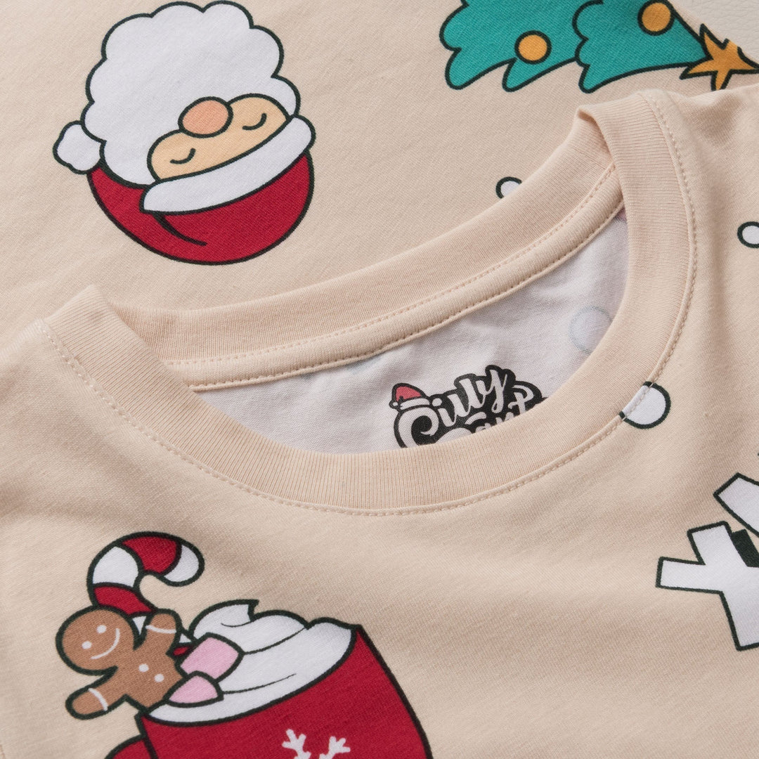 Pyjama de Noël matchy-matchy - beige