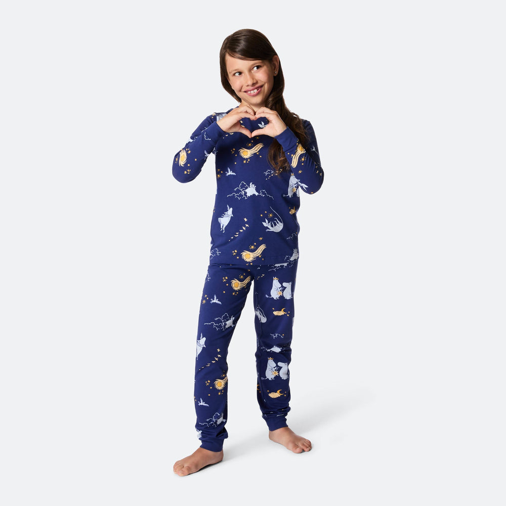 Pyjama de Noël enfant Moomin et la chasse à la comète