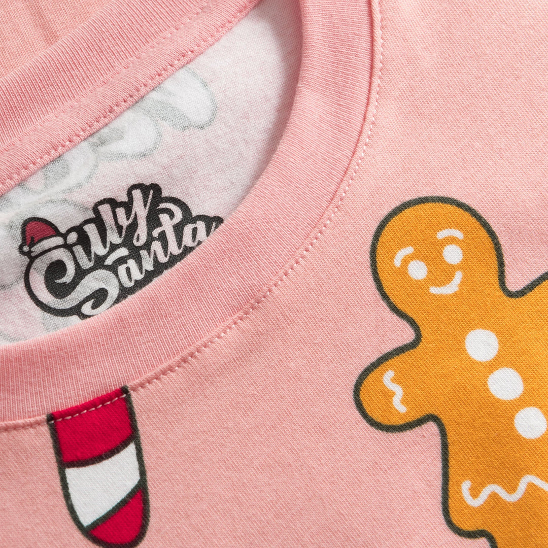 Pyjama de Noël enfant Hohoho - rose