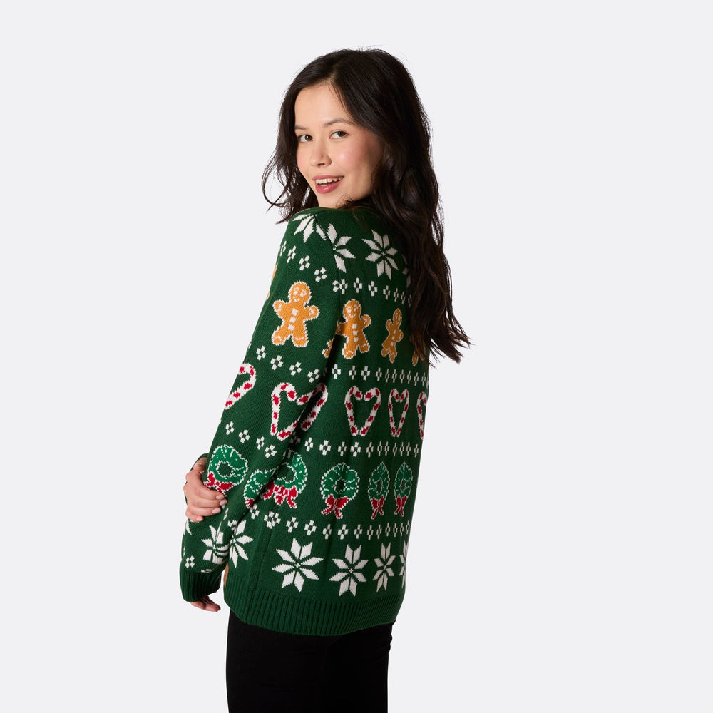 Pull de Noël matchy-matchy - vert