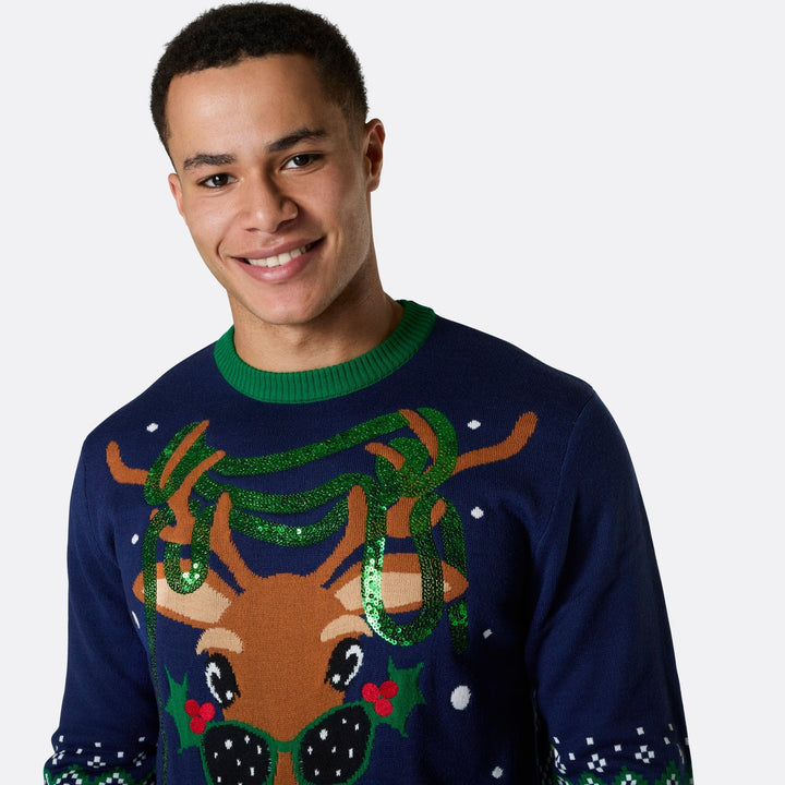 Pull de Noël matchy-matchy Rudolph