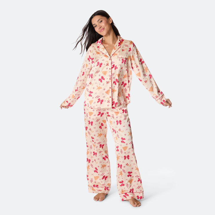 Pyjama de Noël matchy-matchy en satin Pain d&
