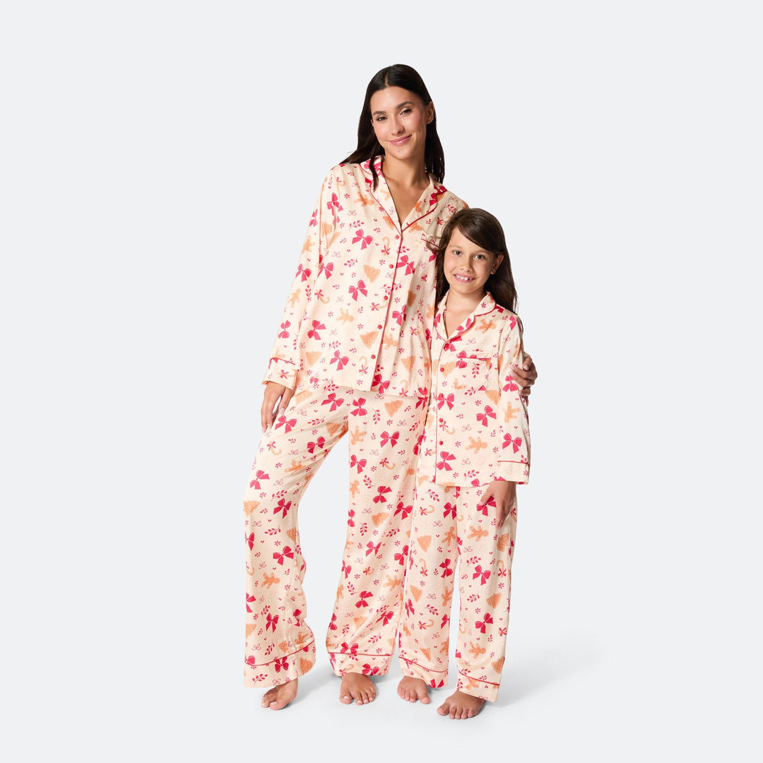 Pyjama de Noël femme en satin Pain d&