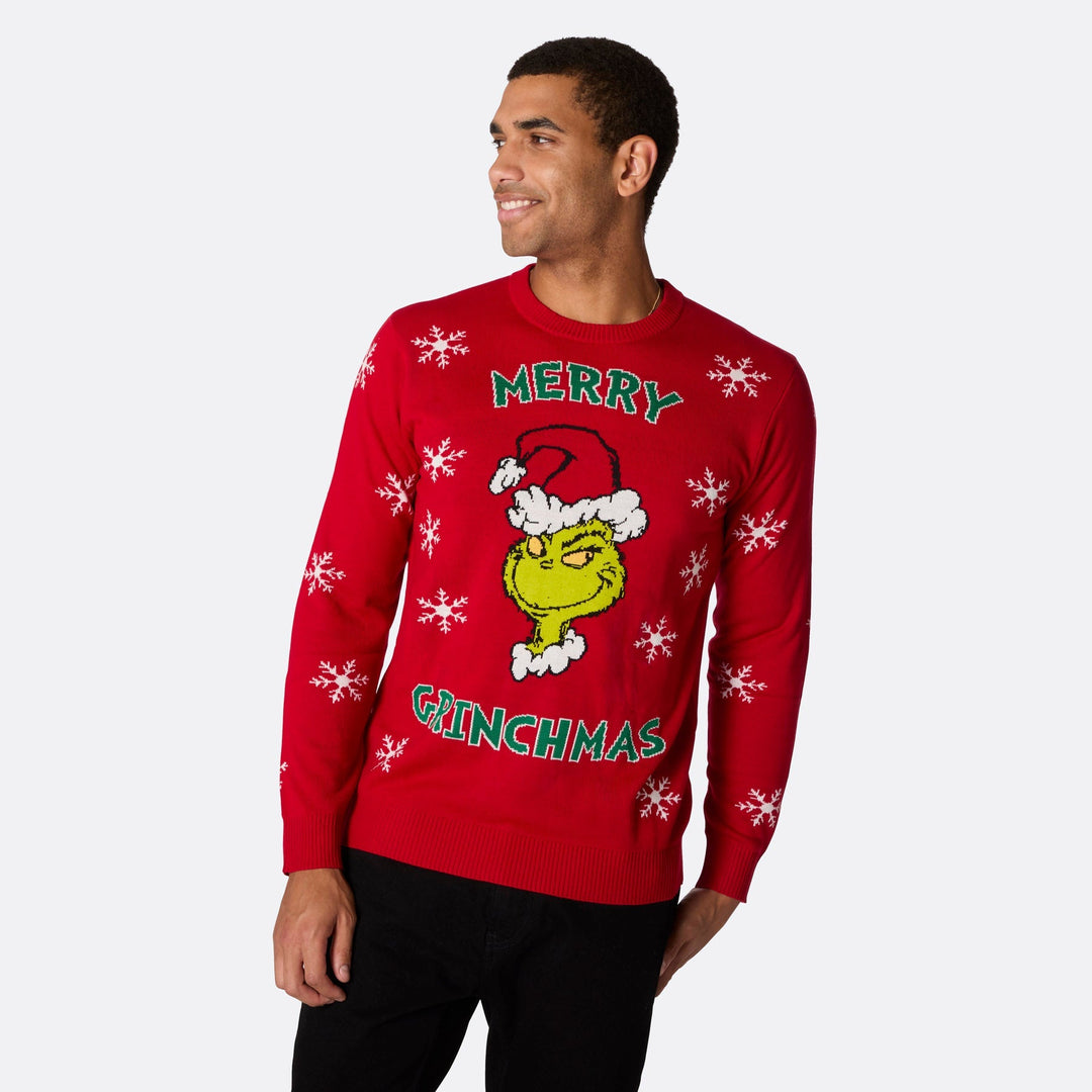 Pull de Noël homme "Merry Grinchmas"