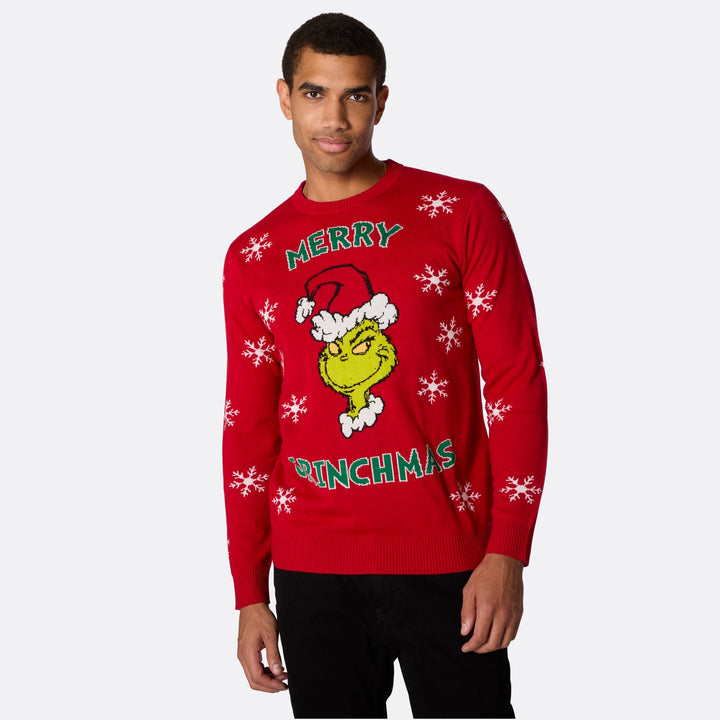 Pull de Noël homme "Merry Grinchmas"