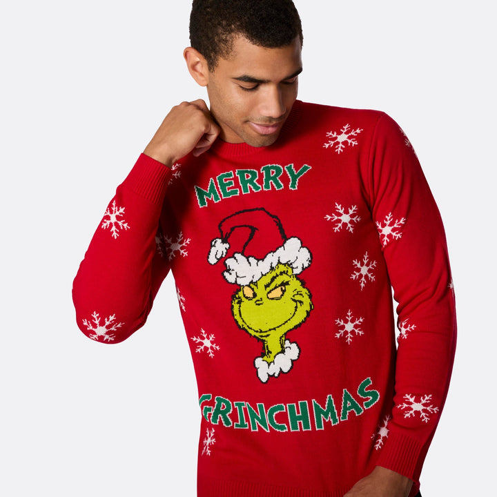 Pull de Noël homme "Merry Grinchmas"