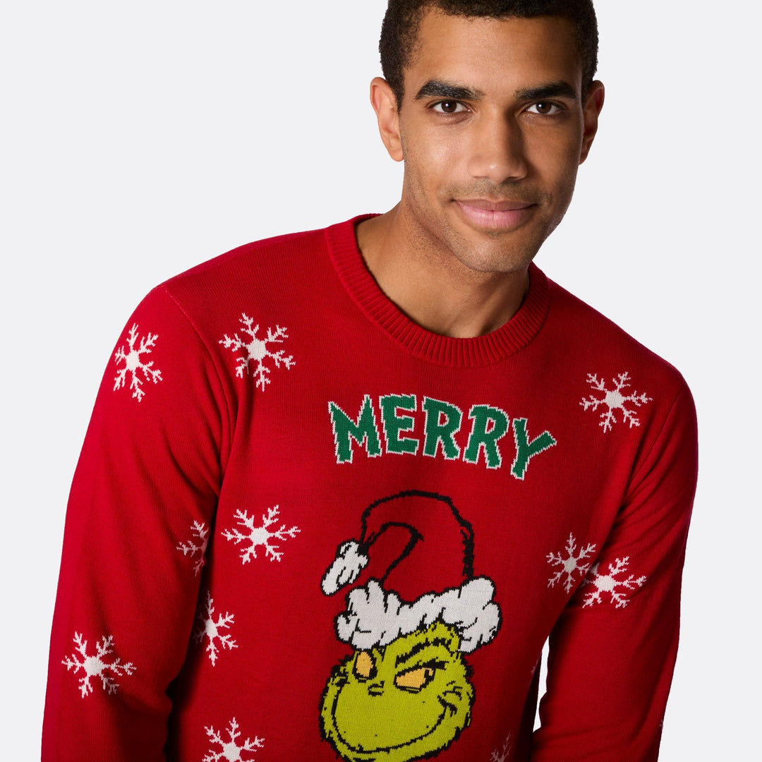 Pull de Noël homme "Merry Grinchmas"