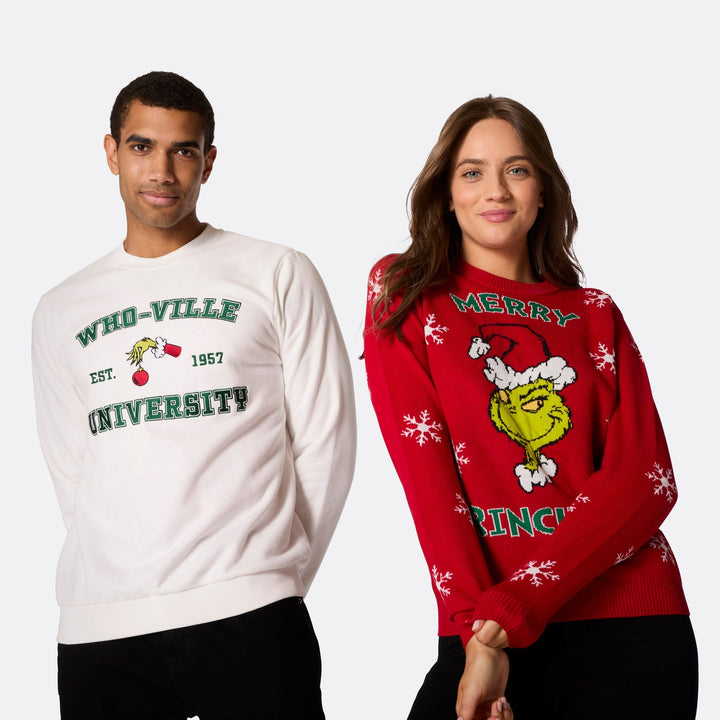 Pull de Noël homme "Who-Ville University"