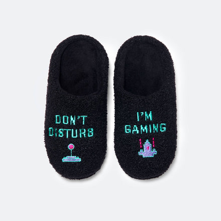 Chaussons "Don't Disturb, I'm Gaming"