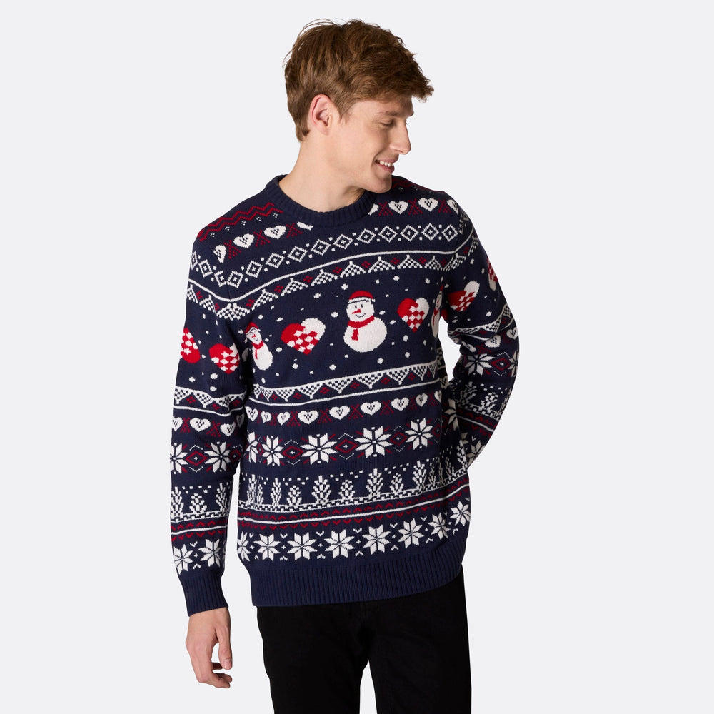 Pull de Noël homme Bonhomme de neige