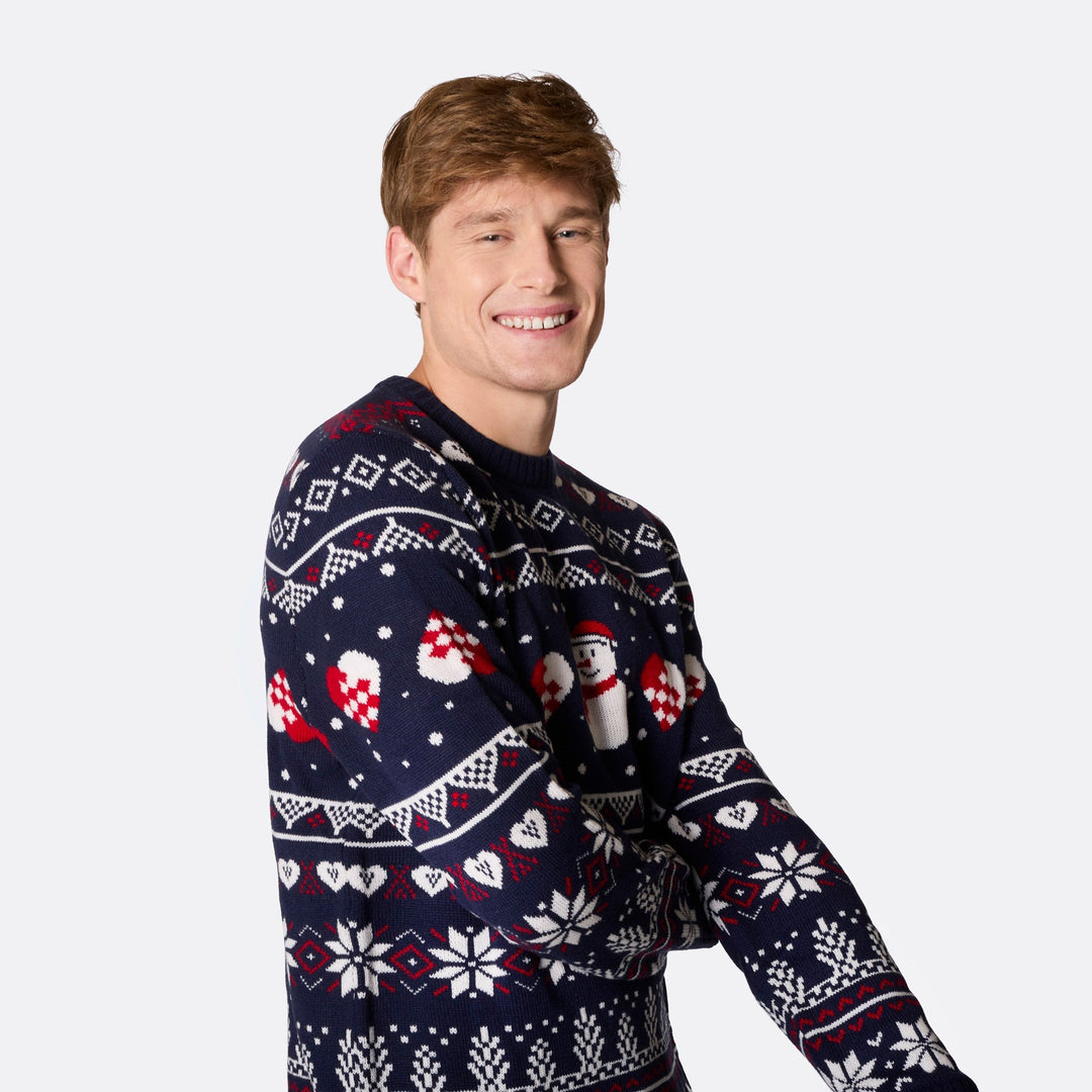 Pull de Noël homme Bonhomme de neige