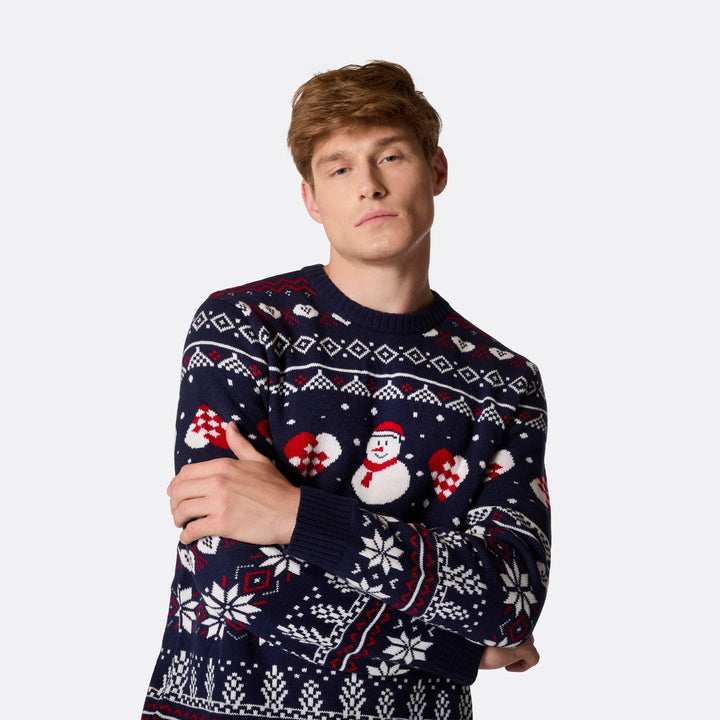 Pull de Noël homme Bonhomme de neige
