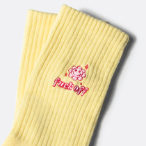 Chaussettes tennis "Fuck Off"