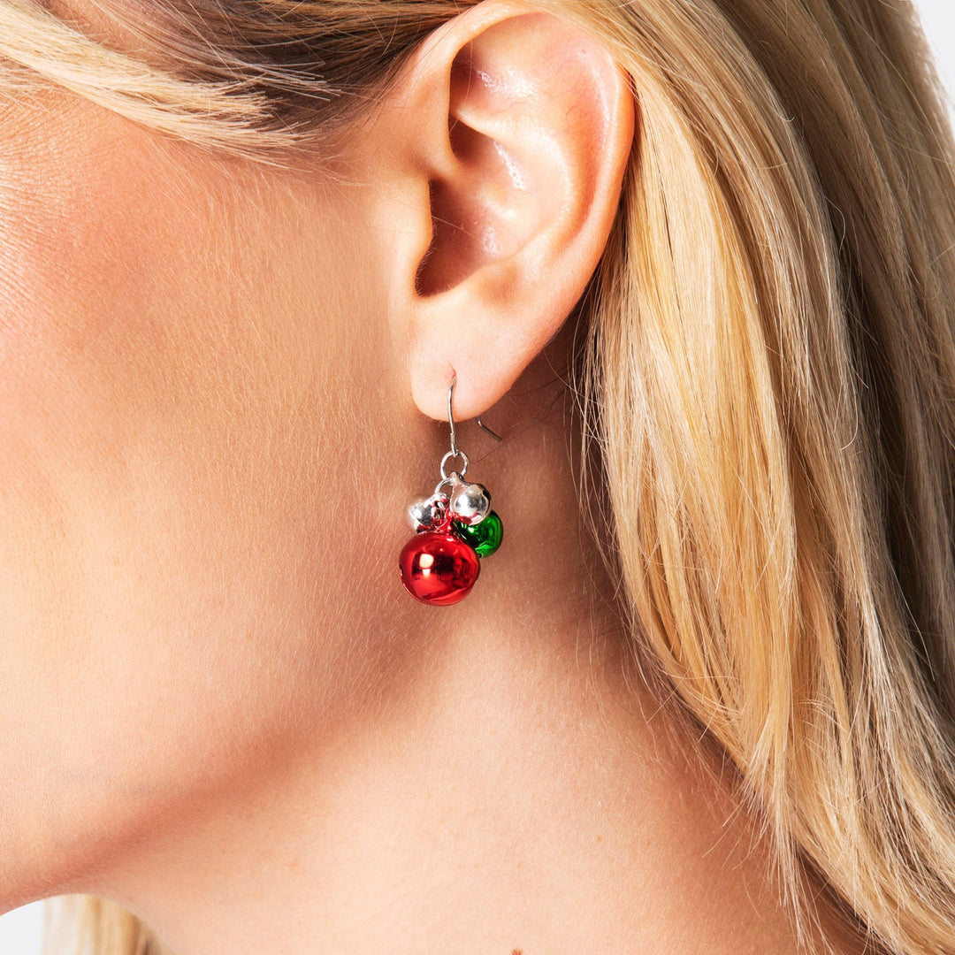 Boucles d'oreille Boules de Noël