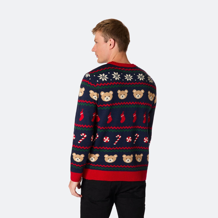 Pull de Noël matchy-matchy Teddy Bear