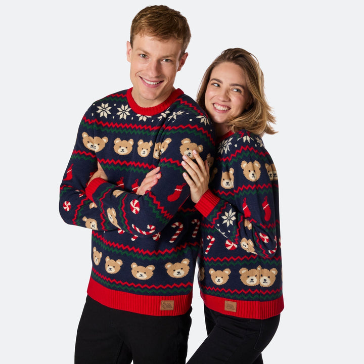 Pull de Noël matchy-matchy Teddy Bear