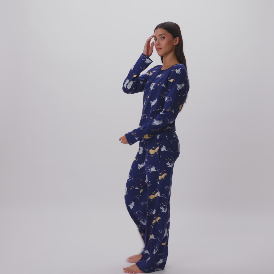 Pyjama femme Moomin et la chasse à la comète