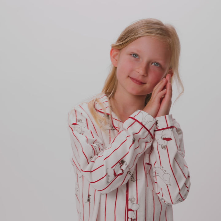Pyjama de Noël enfant en flanelle Moomin