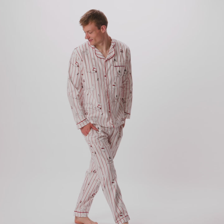 Pyjama de Noël homme en flanelle Moomin