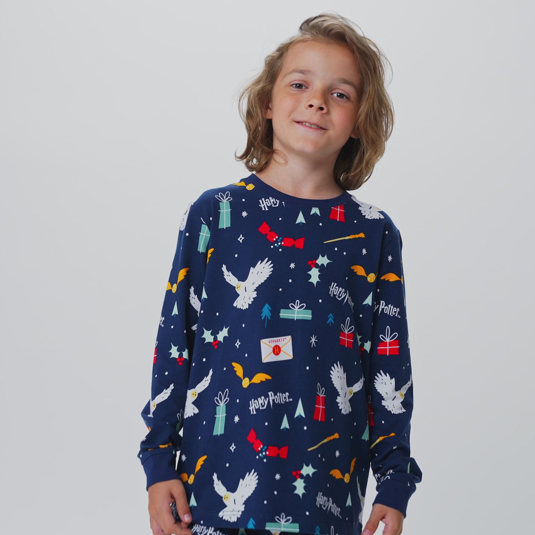 Pyjama enfant Harry Potter - bleu